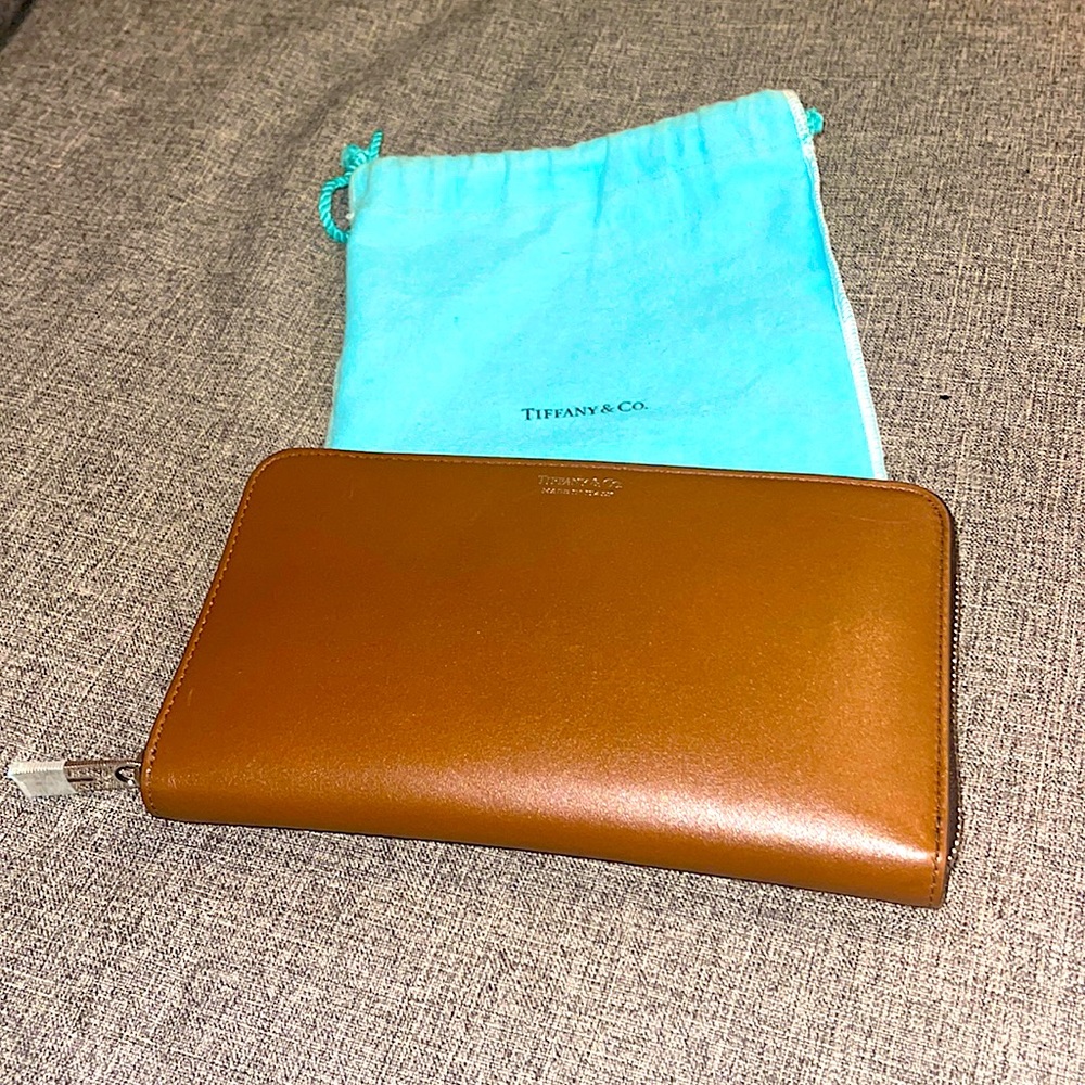 Tiffany & Co, leather extra large wallet